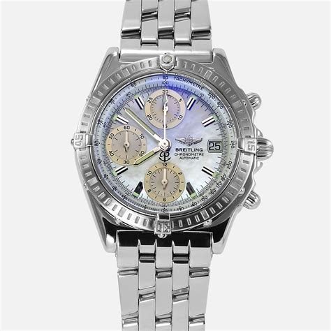 breitling chronomat steel a13352 chronomat automatic|breitling a13352 specs.